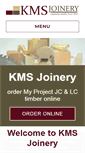 Mobile Screenshot of kmsjoinery.com